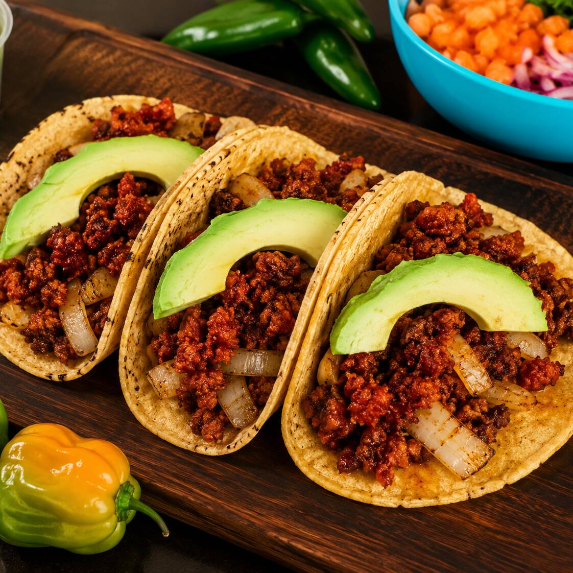 Tacos de Longaniza 3 Tacos