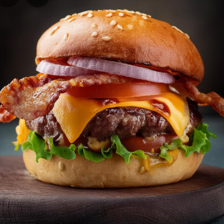 Hamburguesa Con Tocino