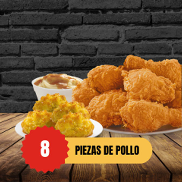 8 Piezas de Pollo