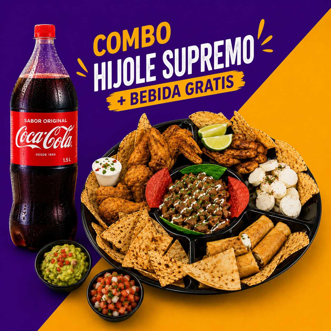 COMB0 HIJOLE SUPREMO + GASEOSA
