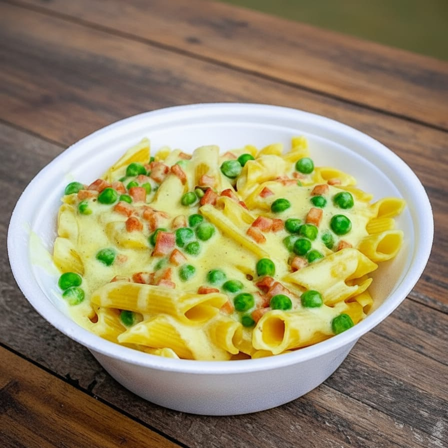 Leve 2 unidades e aproveite esse desconto sensacional! Molho branco cremoso e suave, preparado com leite, manteiga e temperos selecionados. Perfeito para trazer cremosidade na medida certa. Ingredientes: massa, molho branco, ervilha, presunto frito. Alérgenos: contém glúten, lactose. (Aprox. 500g)