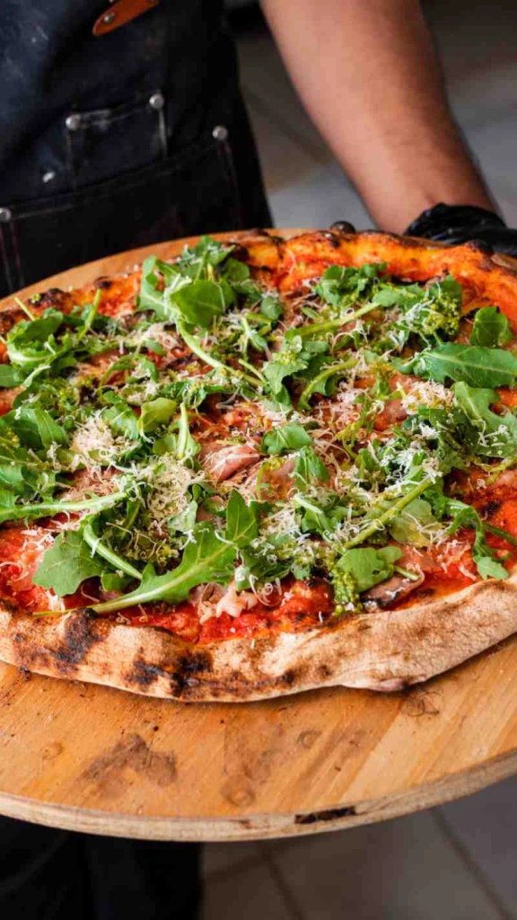 Pizza Carpaccio de Roast Beef