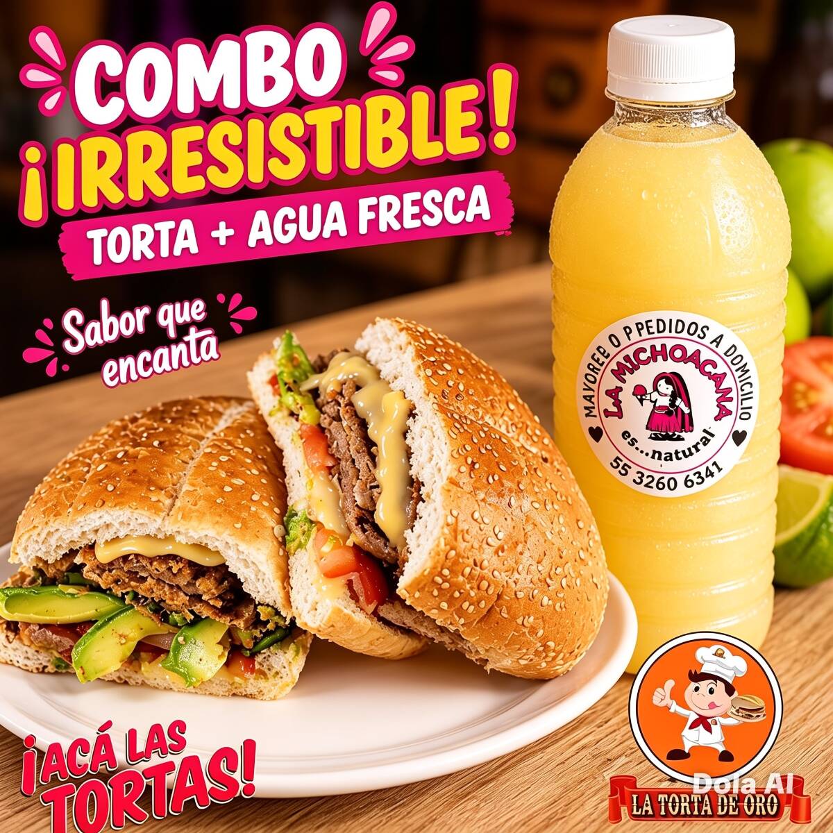 MMILANESA Y AGUA DE PIÑA
