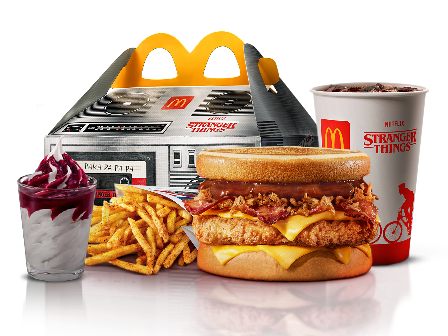 McCombo mediano Stranger Things pollo y helado