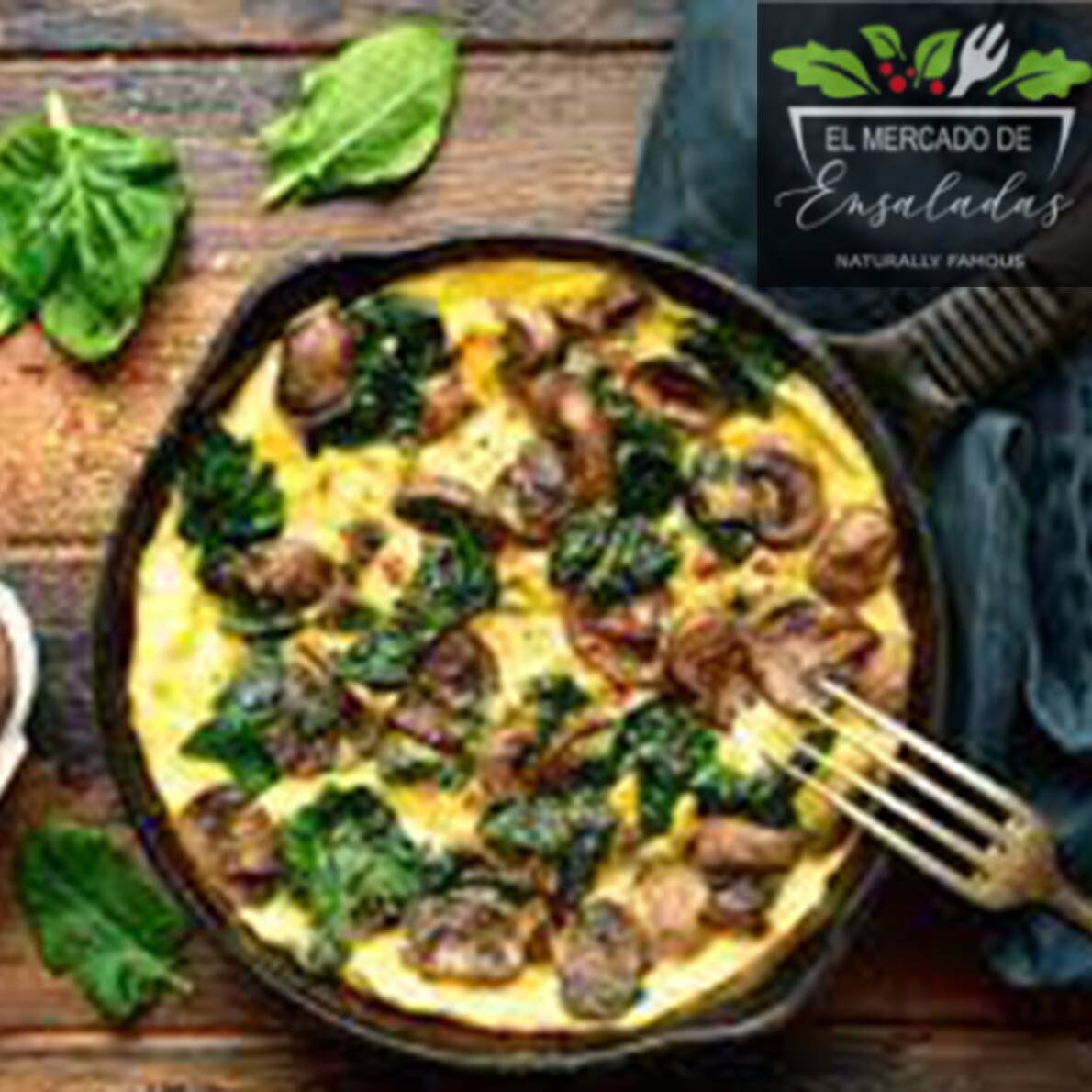 Omelett´s, Incluye Pan de Multicereales Artesanal.