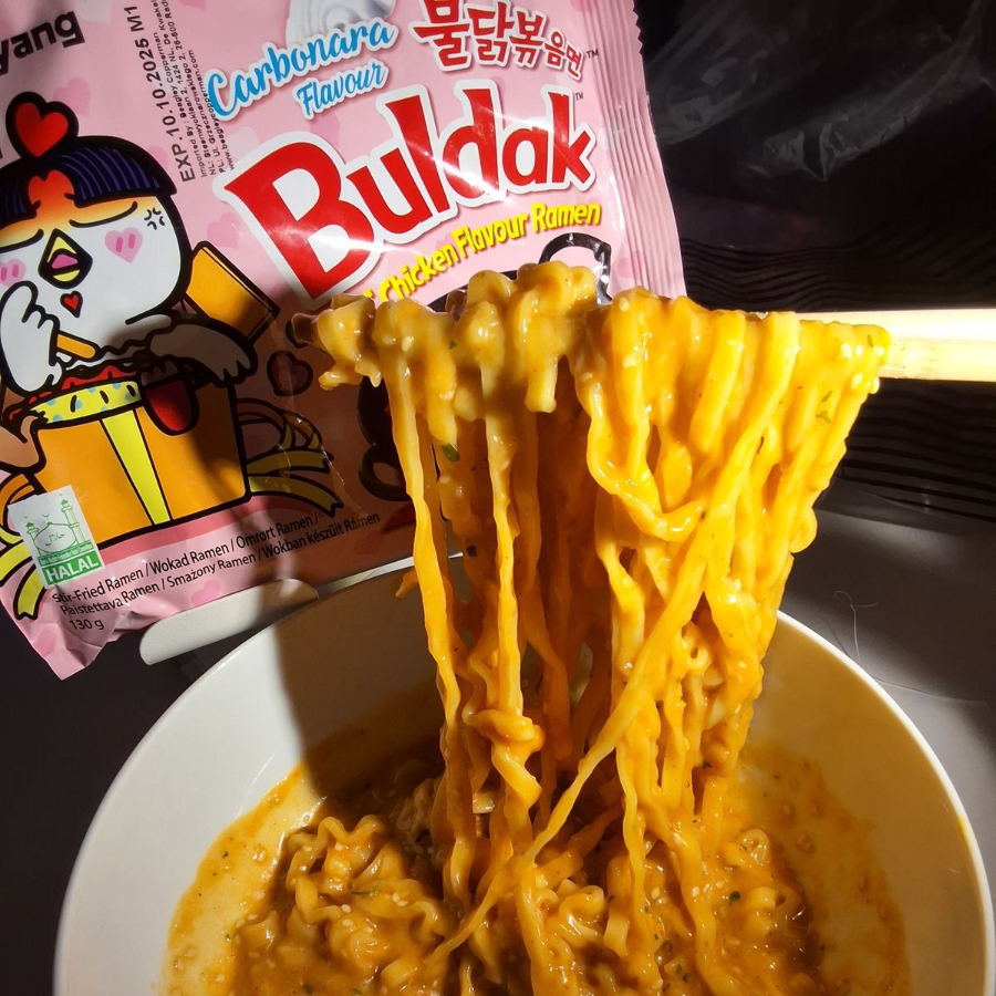 Ramen buldak preparado