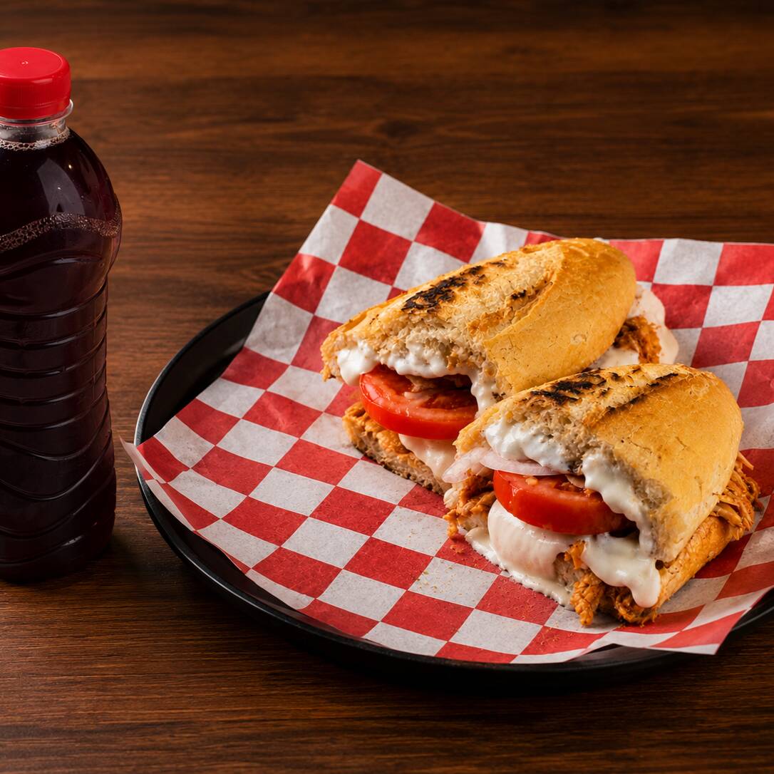 Lonche de Pierna + Agua Fresca