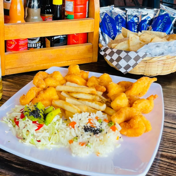 Camarones empanizados