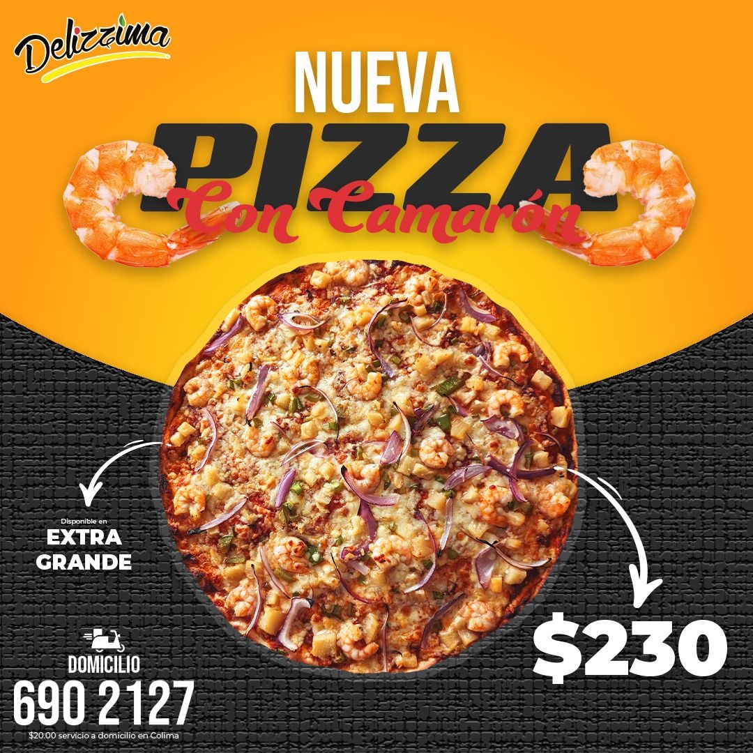 Pizza de Camaron