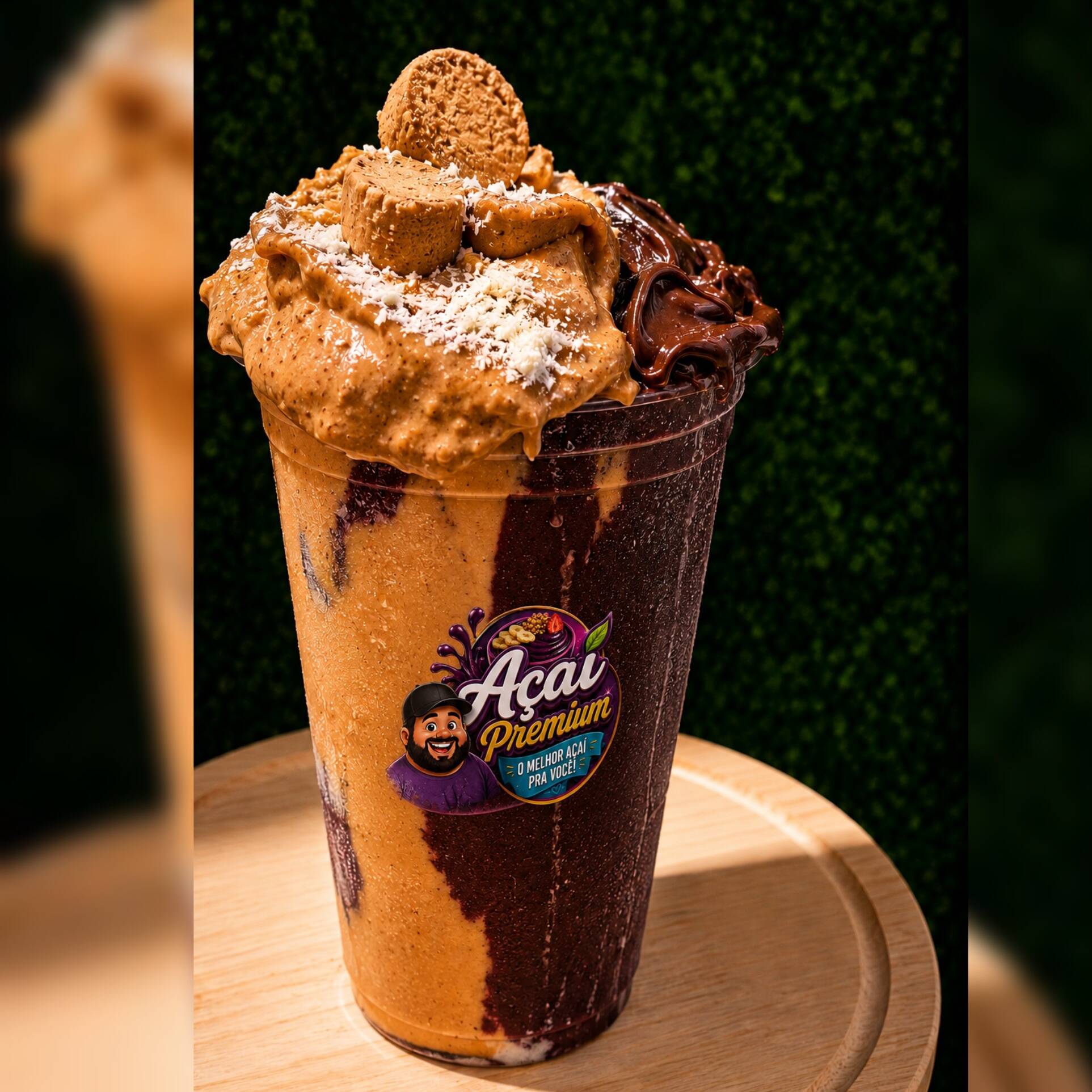 Açai ,nuttela,creme de amendoim e paçoca