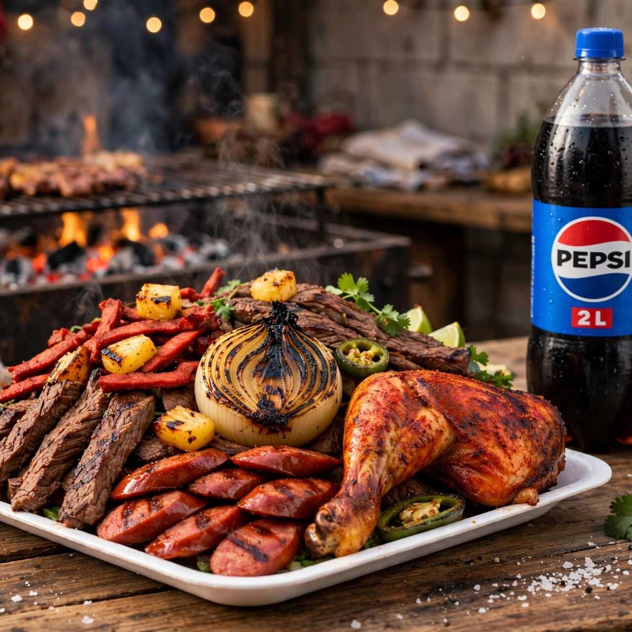 Parrillada Romeo 1kg + PEPSI