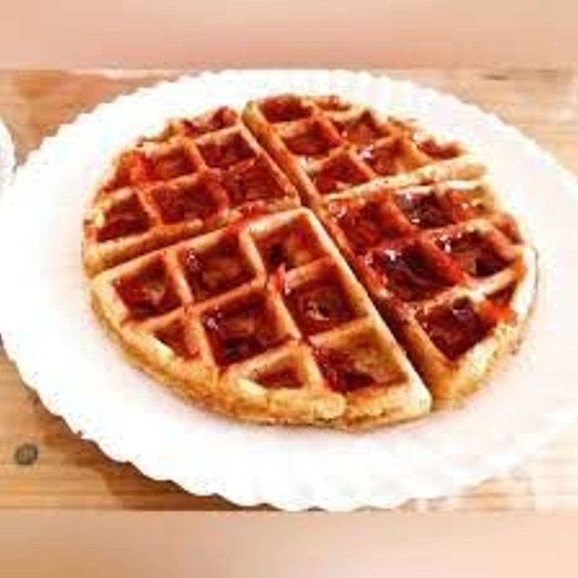 Waffle con Mermelada Fresa W_C