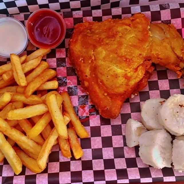¼ Pollo broaster