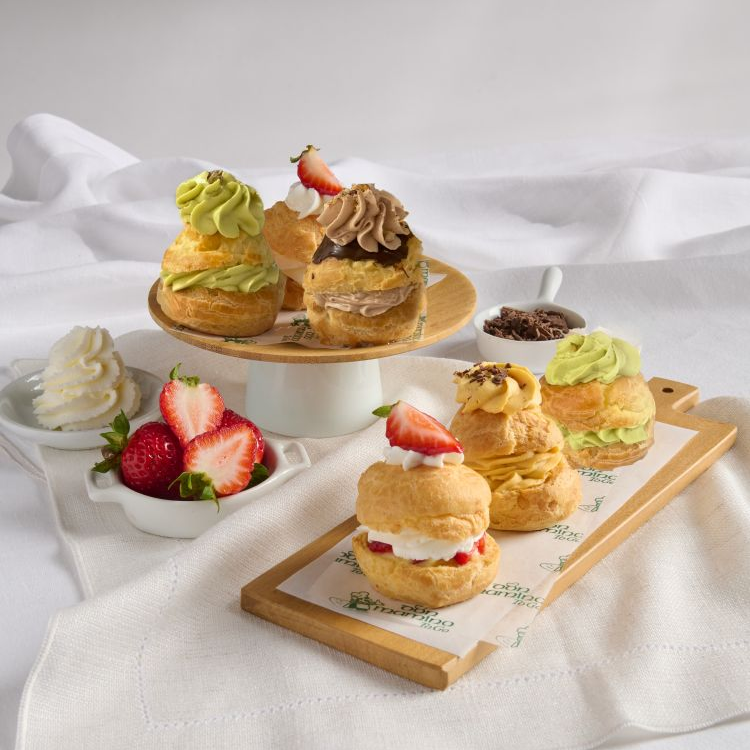 Caja con 3 Profiteroles