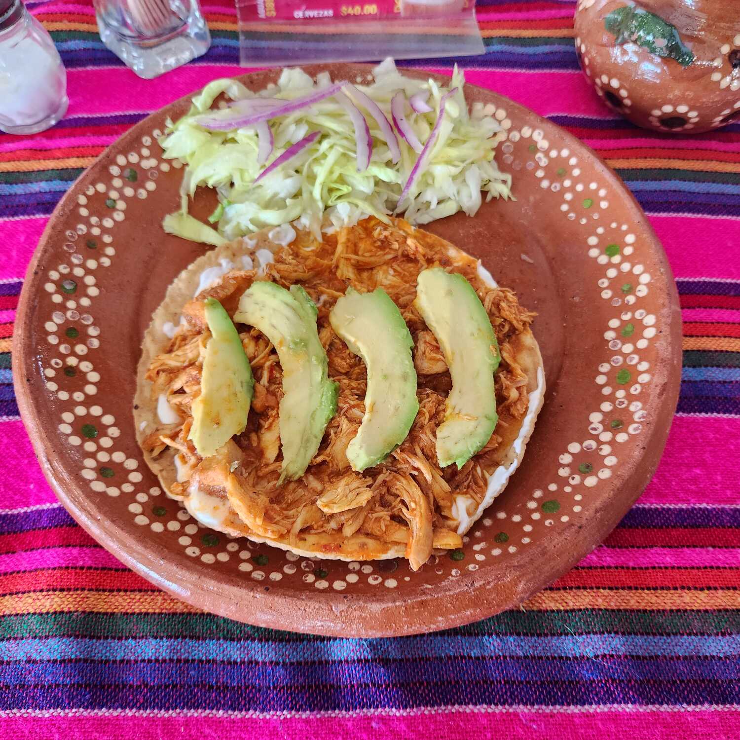 Tostada de Tinga (1pz)