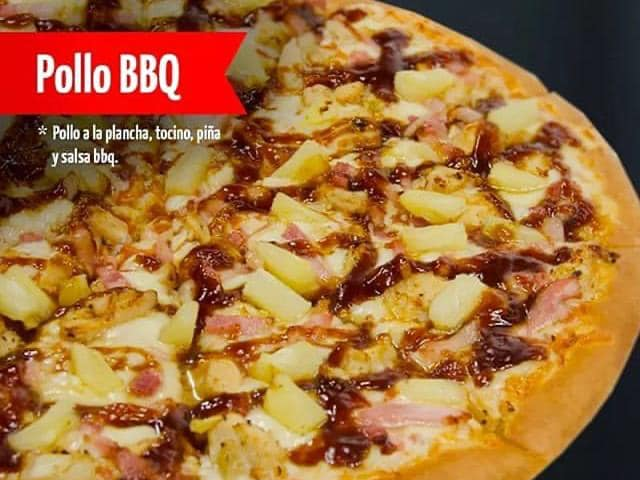 Pizza pollo BBQ