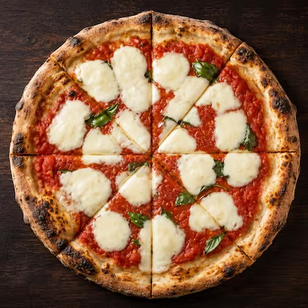 Promoção de hoje: nossa pizza premium de 35 cm (8 fatias) pelo preço da tradicional. Massa de fermentação natural maturada por 3 dias. Enquanto durar o estoque do Dia.