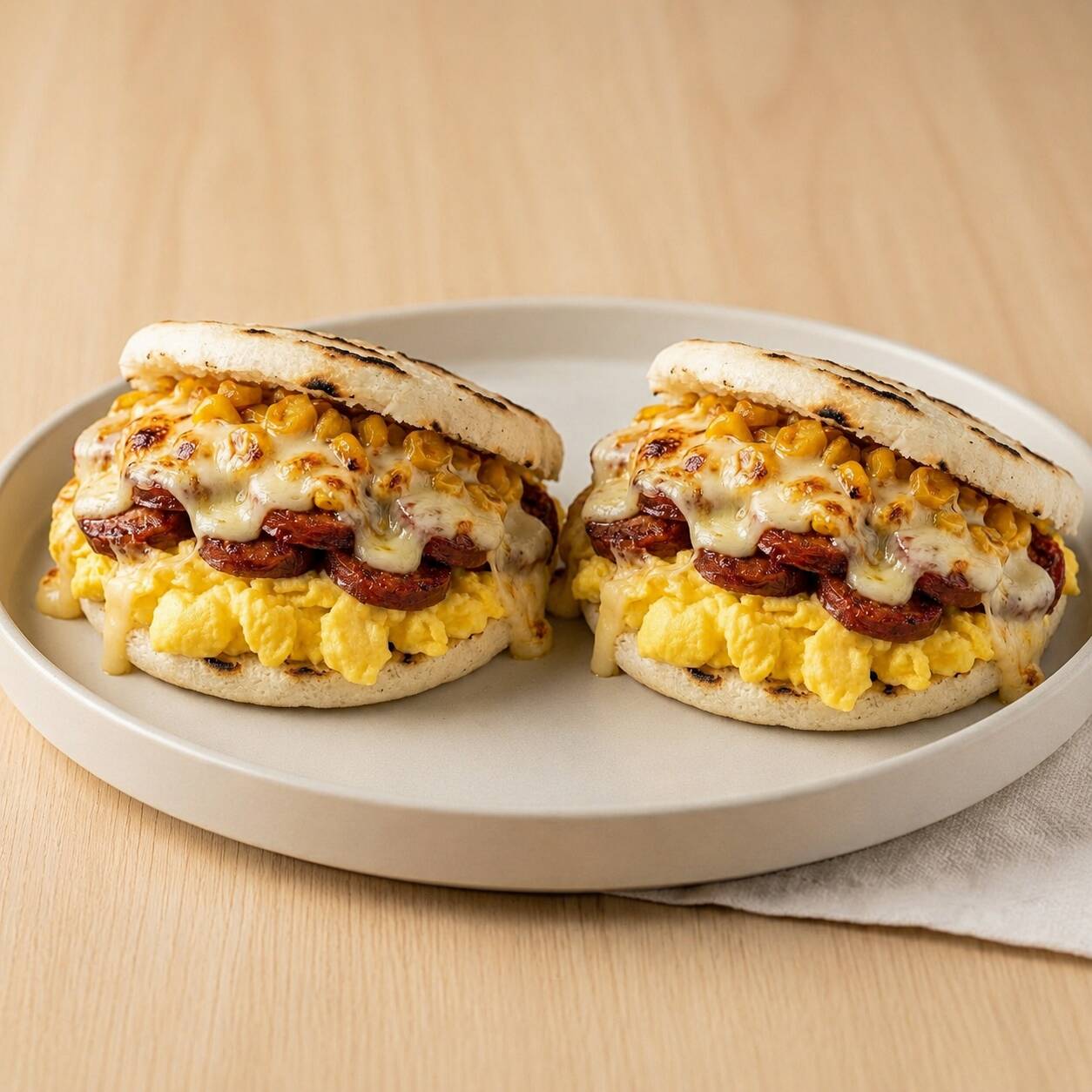 Dos Arepas Doble Queso Rancheras para Compartir