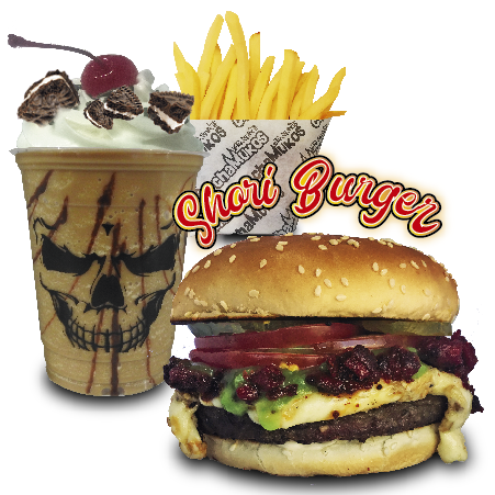 Combo-ShoriBurger+Papas+ Smoothie