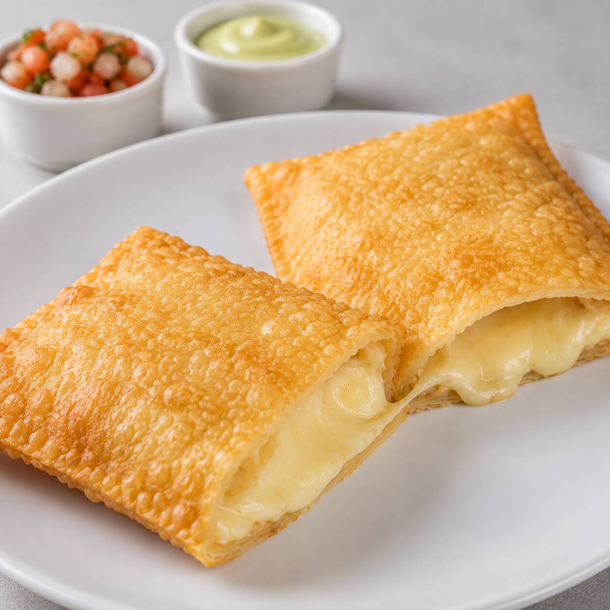 Massa crocante com queijo mussarela derretido que puxa. Simples, delicioso e baratinho!