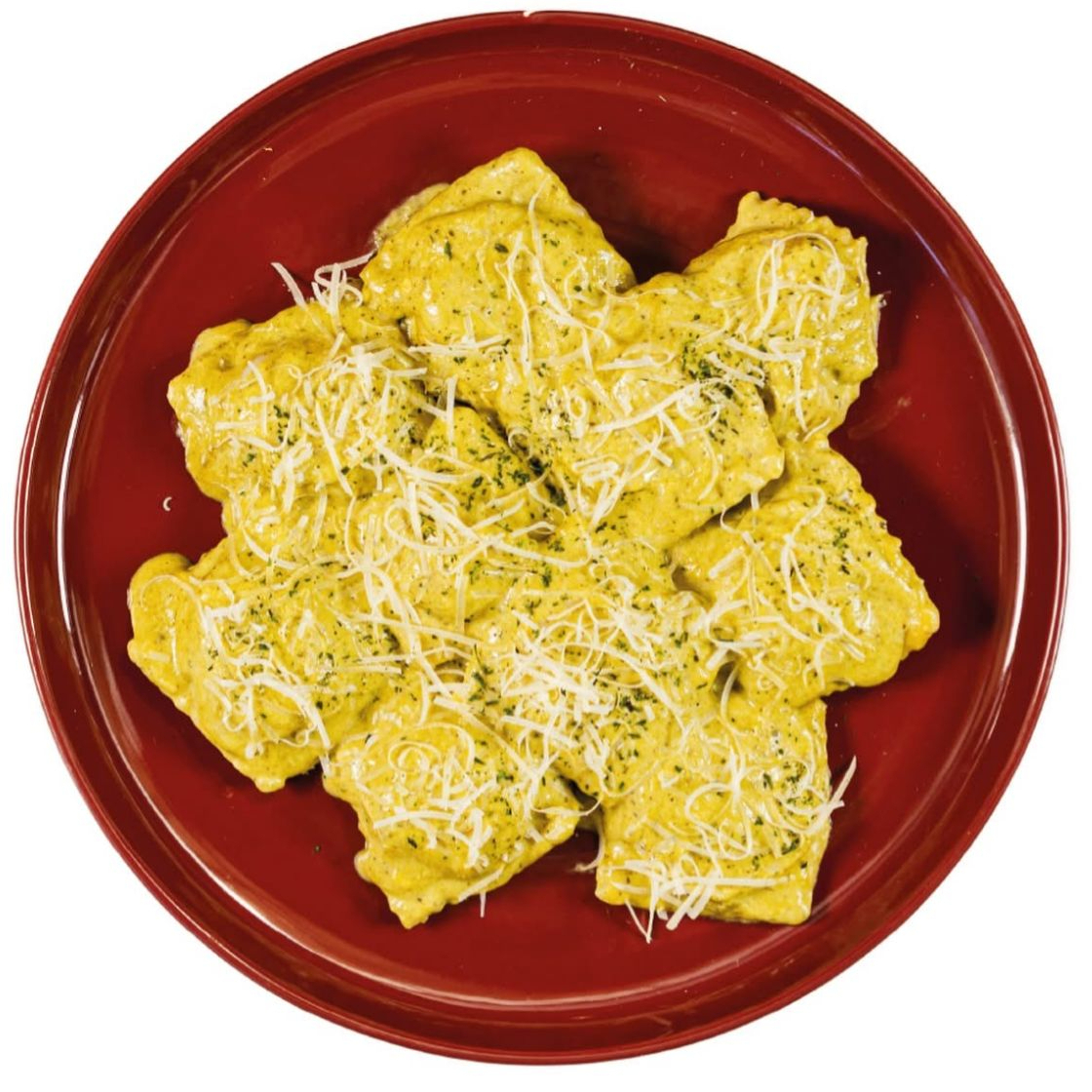 Queso con espinaca y champiñones
