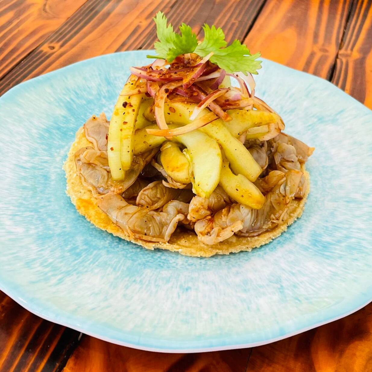 Tostada De Aguachile de Camarón
