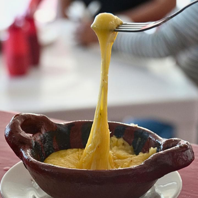 Queso Fundido con Carne Árabe (300 GRS)