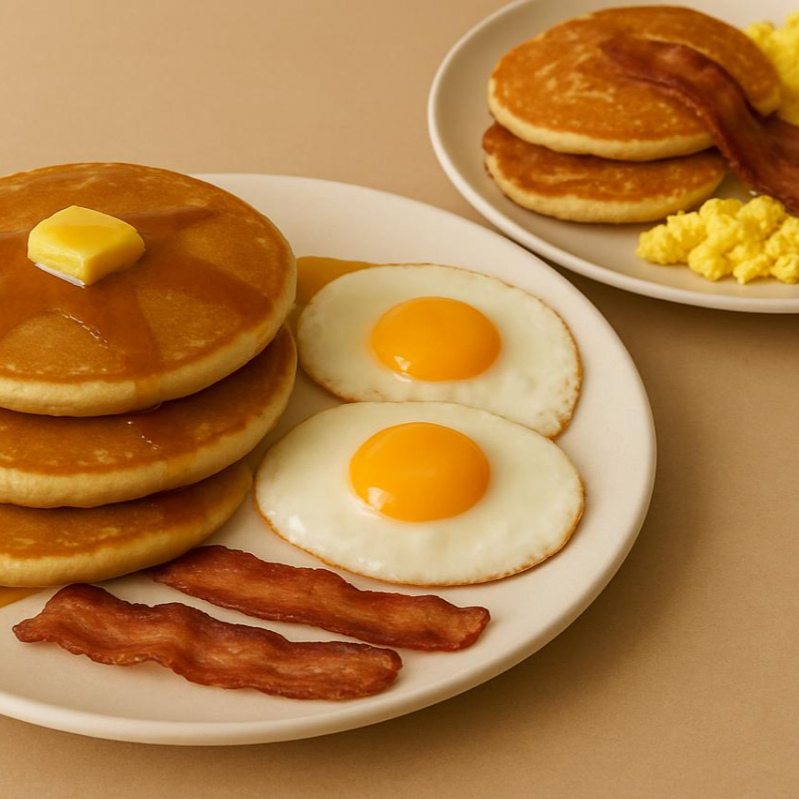 Hotcakes con Huevo
