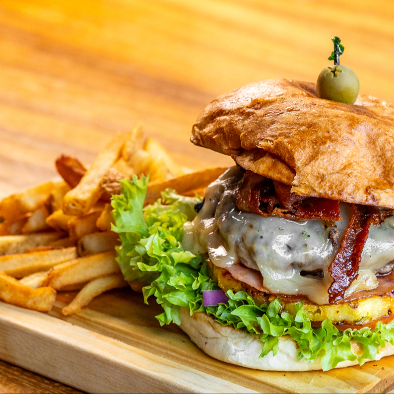 Hamburguesa Hawaiana