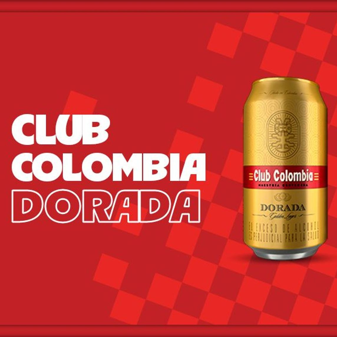 Lata Club Colombia Dorada