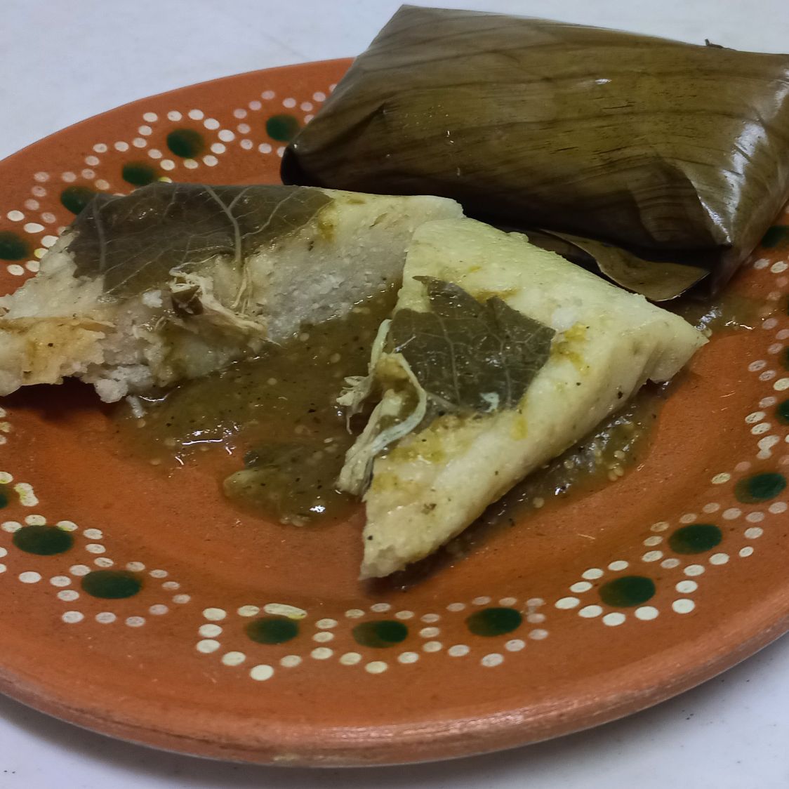 Tamal Ranchero Salsa Verde