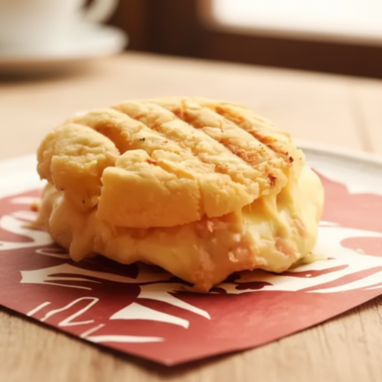 Imagina o nosso pão de queijo Dona Celina Artesanal, recheado com mussarela, peito de peru e prensado na sanduicheira? Pois é.