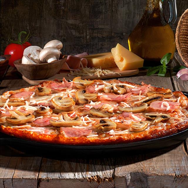 CZ PIZZA JAMÓN E FUNGHI