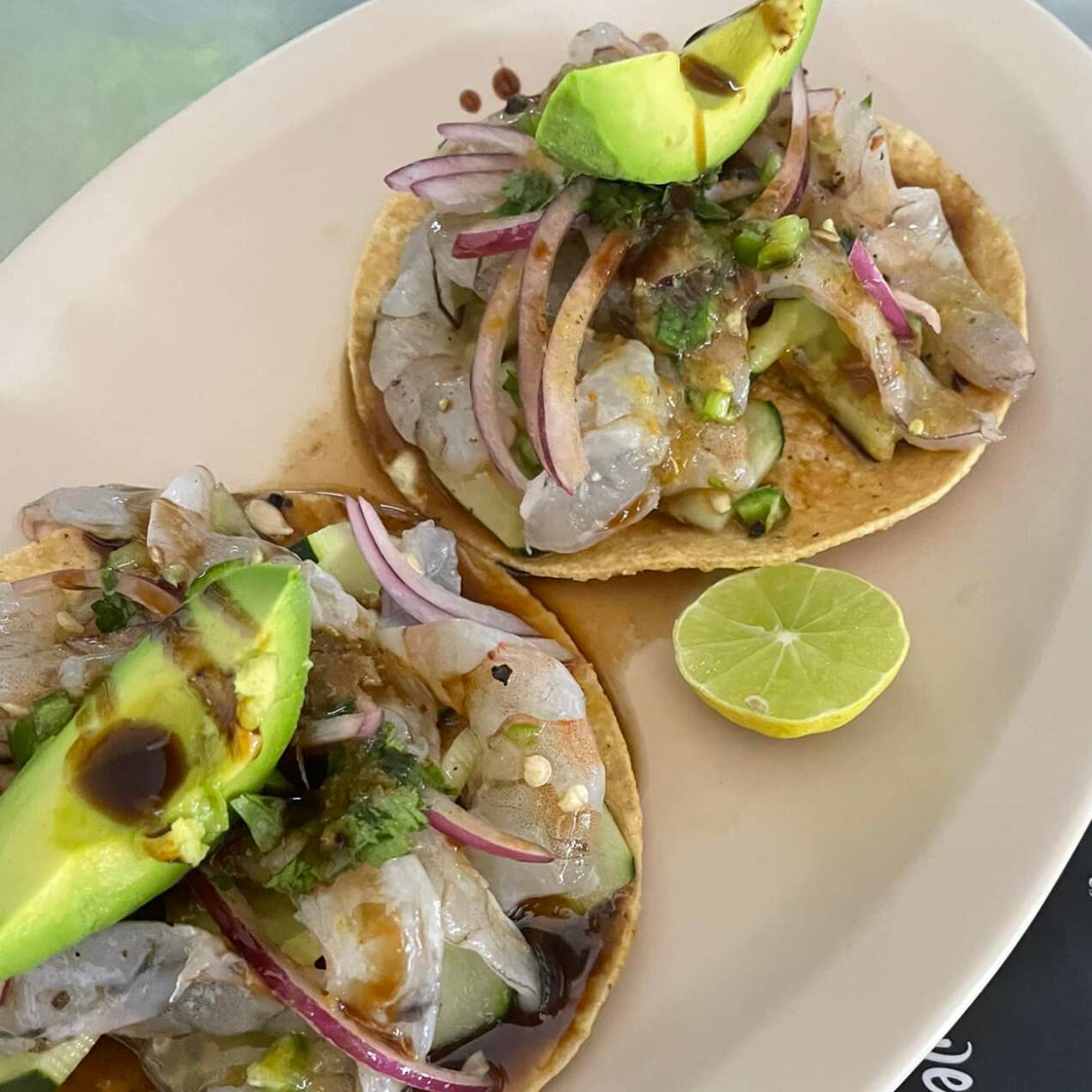 ORDEN 2 TOSTADAS AGUACHILE