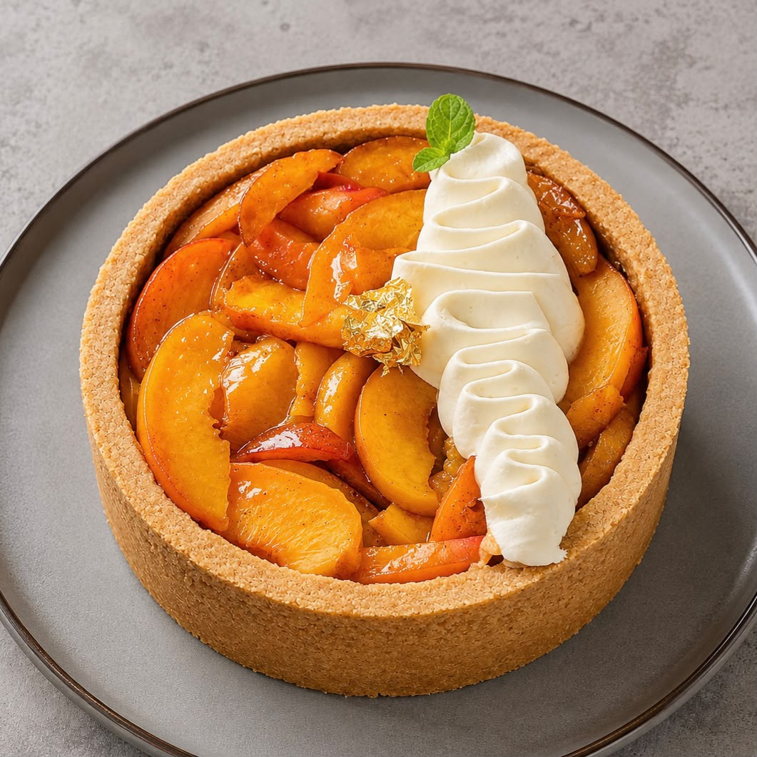 Cheesecake Horneado De Durazno