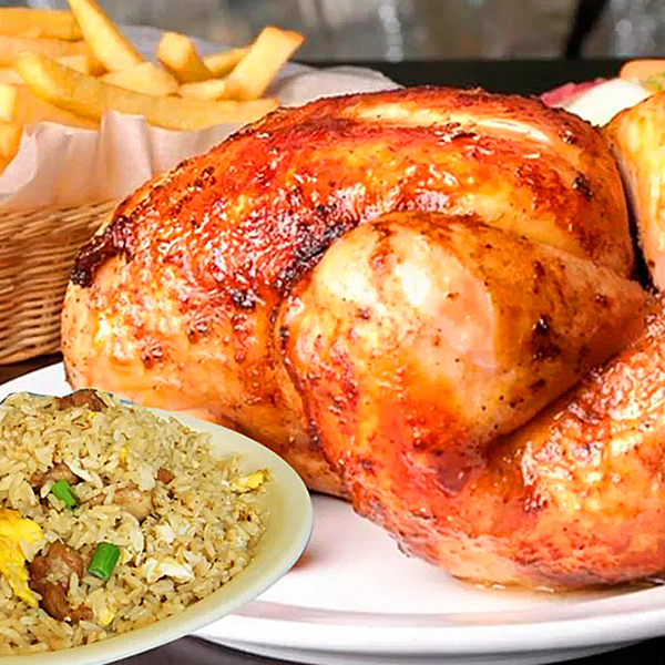 Medio Pollo Con Chaufa