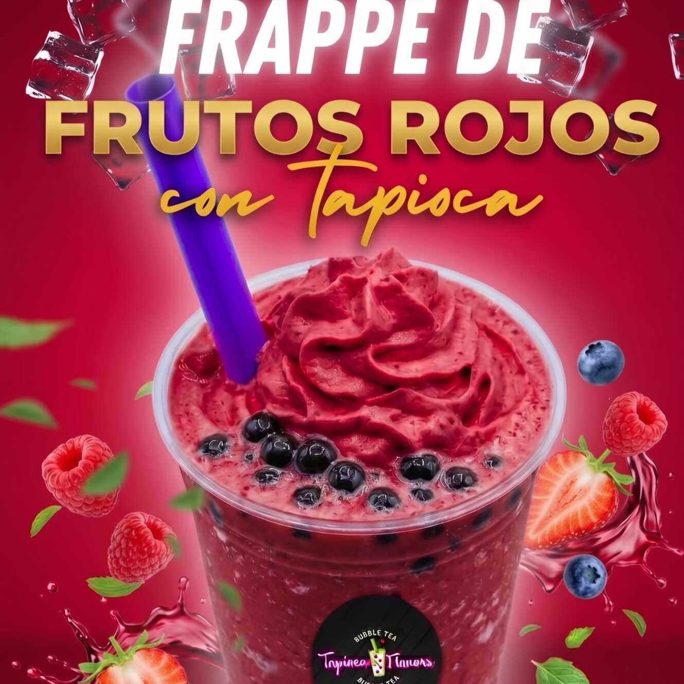 Frappé de Frutos Rojos