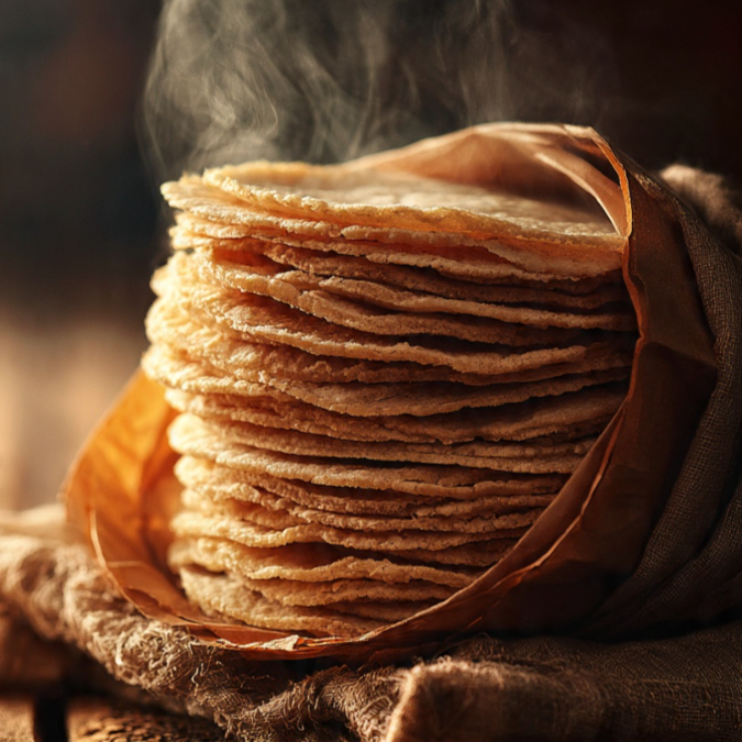 1/2 tortillas