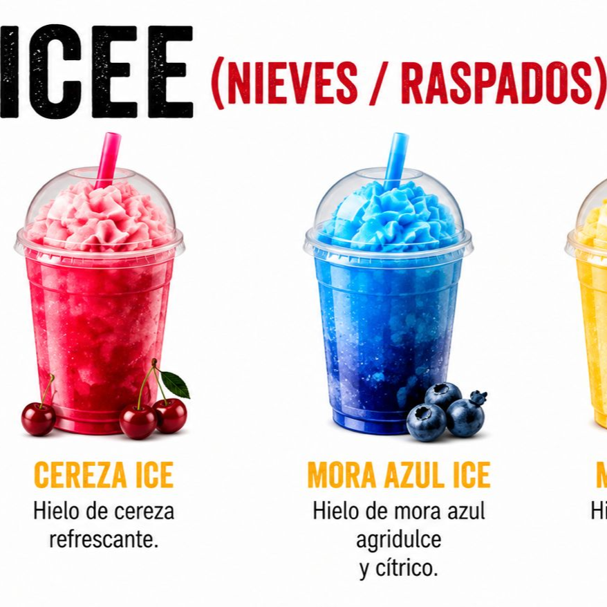 ICEE / 3 Sabores / Mediano 16 0z