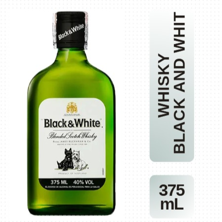 Media Whisky Black&White 375ml