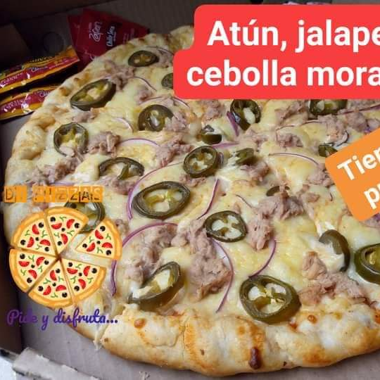 Atún, Jalapeño y Cebolla Morada de 16"