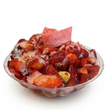 Vaso Pequeño Enchilado fresas