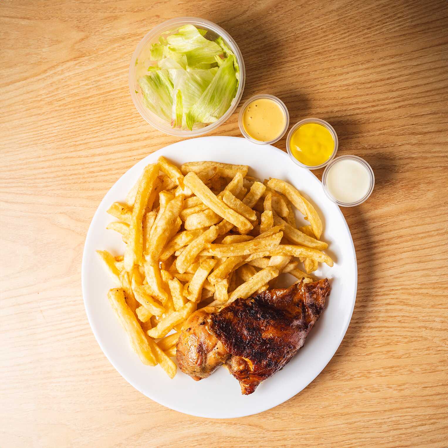 1/4 Pollo a la Brasa