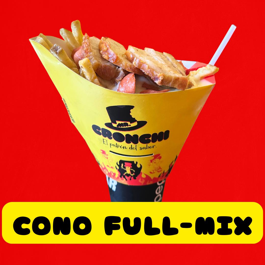 Cono FULL-MIX + gaseosa 16 onz