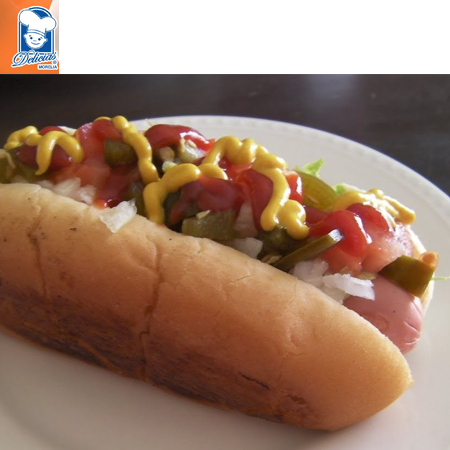 Hot Dog con Salchicha de Pavo