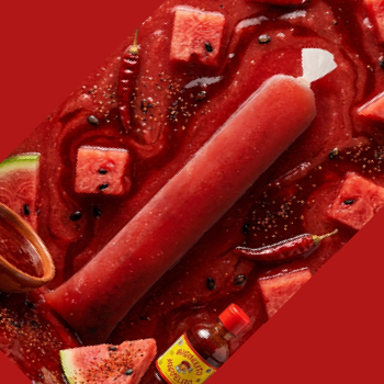 Sandía con Chamoy