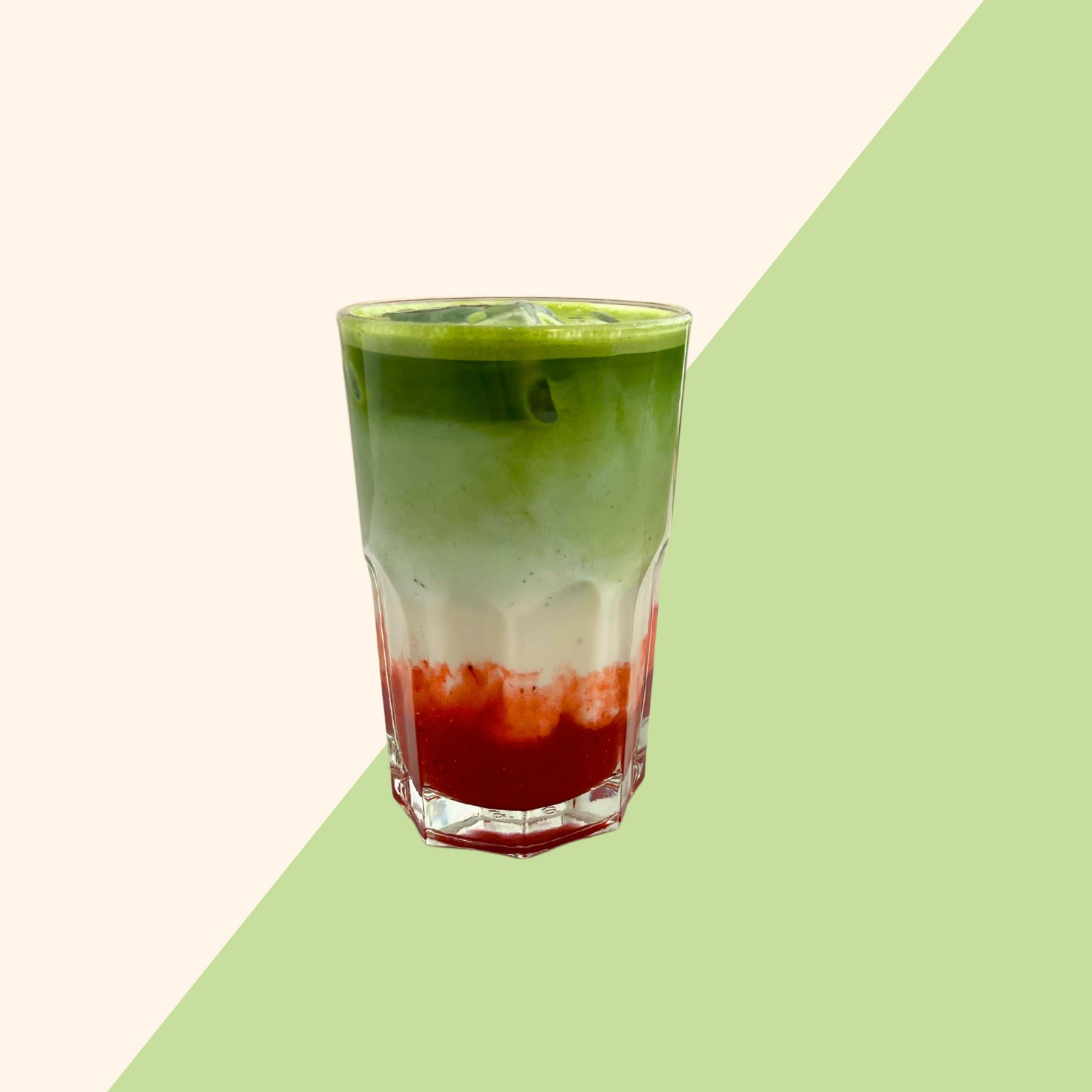 Berries Matcha Latte