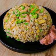 Arroz, Cenoura, Cebolinha, Presunto e Flocos De Ovo