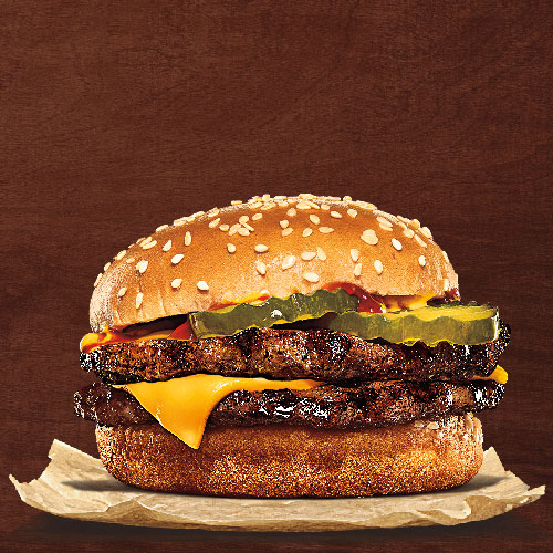 Hamburguesa Bk Jr Doble