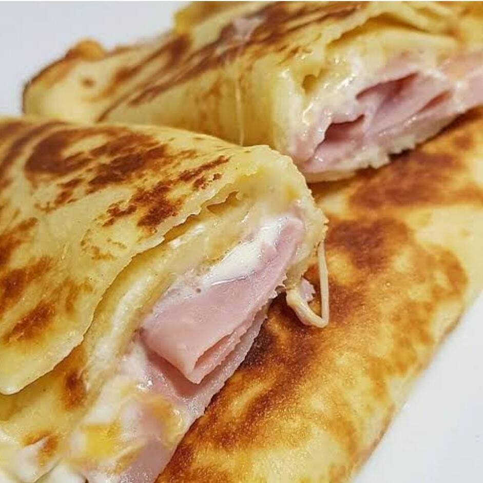 Crepa de Queso Philadelphia y Jamon